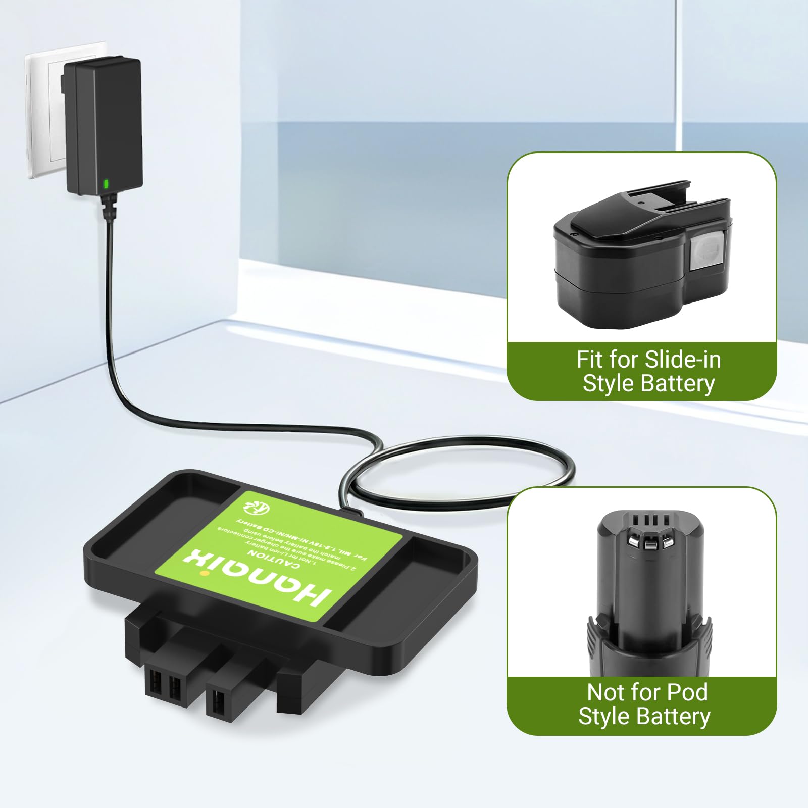 Amazon.com : Hanaix 18V Charger Compatible with Milwaukee 48-11